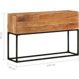 vidaXL konzolni stol 120 x 30 x 75 cm od masivnog bagremovog drva | shoptok.hr