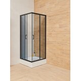 AQUAART tuš kabina madera 80KV- kvadratna s kadom 80x80x204 cm | shoptok.hr