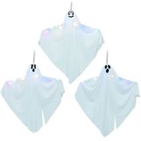 Halloween Ob Hanging Ghost 3 pcs Bijelo 52 x 62 cm Poliester | shoptok.hr
