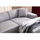  Kutna sofa Petra R 145x69x87cm Svijetlosiva | Eponuda.ba