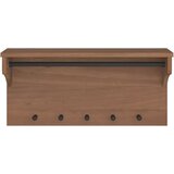 vidaXL Stenski obešalnik za plašče "SANDNES" 87x30x42 cm les borovega | Shoptok.si