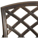  3-dijelni bistro set od lijevanog aluminija brončani | shoptok.hr