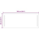  LED kupaonsko ogledalo *Transparent*an 100 x 40 cm Pravokutni | Eponuda.com