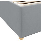  Okvir kreveta s madracem Ostalo Svjetlosiva 80 x 200 cm tkanina | shoptok.hr