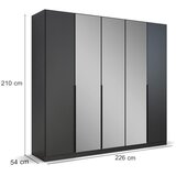 Rauch Möbel OMARA S KLASIČNIMI VRATI, siva | Shoptok.si
