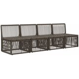 4-sjedala sofa 4 pcs 4-Broj sjedala Siva poliratan | shoptok.hr