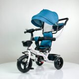 Olimp Sport Dečiji tricikl model 435 Rotirajuće sedište + Točkovi od EVA pene petrolej zelena | ePonuda.com