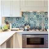 Ambiance Komplet 60 stenskih nalepk Wall Decal Cement Tiles Riana, 15 x 15 cm Cene