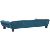 Krevet za pse plavi 100 x 50 x 21 cm baršunasti | Eponuda.ba