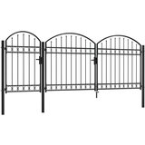  Dvorišna vrata - Vrtna vrata Crna 175 x 400 cm | shoptok.hr