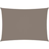 vidaXL Senčno jadro oksford blago pravokotno 3x4 m taupe Cene