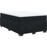  box spring s madracem crni 120 x 190 cm baršunasti | shoptok.hr
