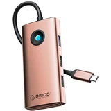 Večfunkcijska priklopna postaja Type-C 6in1 HUB (rose gold), (20638737)