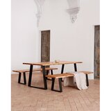 Kave Home Jedilna miza z mizno ploščo iz akacije 100x220 cm Alaia – | Shoptok.si