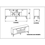 Hanah home komoda lorenz ayna | ePonuda.com