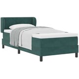  s opruga kutije Tamnozelena 90 x 200 cm Baršun | shoptok.hr
