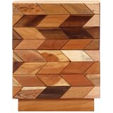  Noćni ormarić 40 x 30 x 50 cm od masivnog obnovljenog drva | Eponuda.com
