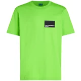 KARL LAGERFELD JEANS Majica travnato zelena / črna / bela