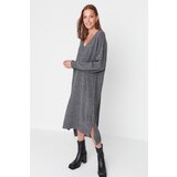 Trendyol Anthracite Oversize Knitwear Dress Cijene