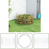  The Living Store Vrtni kompostnik Ø100x50 cm pocinkano jeklo - Vrtni Kompostnik, (21744002) Cene