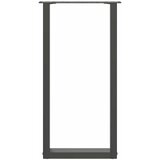  Noge za konzolni stol u obliku slova U, 2 kom, antracit, 38 x (72-73) cm, čelik | Eponuda.com