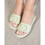 Resti Green women's eco leather Cartec slippers - Footwear | Shoptok.si