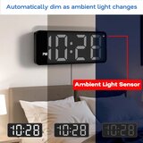 SUKEEN digitalna stenska in namizna ura 22×9cm | Shoptok.si