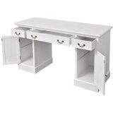  Stol s Duplim Postoljem 140x48x80 cm bijeli | shoptok.hr