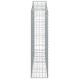  Lučne gabionske košare 10kom 200x30x120/140cm pocinčano željezo | shoptok.hr