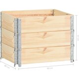  Okviri za palete 3 kom 60 x 80 cm od masivne borovine | shoptok.hr