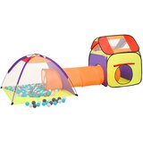  Dječji šator za igru s 250 loptica višebojni 338x123x111 cm | shoptok.hr
