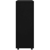  Ormar crni 80 x 40 x 110 cm od konstruiranog drva | shoptok.hr