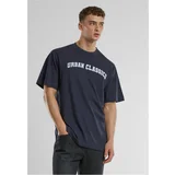 Urban Classics UC College Logo Men's T-Shirt Navy Blue