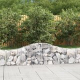  Gabionska košara s lukom 200 x 30 x 40/60 cm pocinčano željezo | shoptok.hr