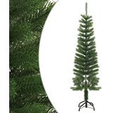 vidaXL Umjetno usko božićno drvce sa stalkom 150 cm PE Cijene