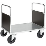 Kongamek ploski voziček, nosilnost 500 kg, 2 čelni steni, dxšxv 1000 x 700 x 900 mm, brez zavore | Shoptok.si