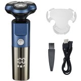 INF Moški električni brivnik — polnilni, popolnoma pralni, nedrseč ročaj Blue, (5000287193) | Shoptok.si