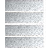  Aluminijasti šahovnici 4 kosa Protizdrsna 70x20 cm, (22014827) | Shoptok.si