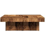vidaXL Stol za kavu staro drvo 90 x 90 x 28 cm od konstruiranog drva | shoptok.hr