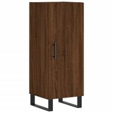  Komoda boja smeđeg hrasta 34,5 x 34 x 90 cm konstruirano drvo | Eponuda.com