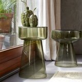 Light & Living Steklena okrogla stranska mizica ø 37 cm Dakwa – | Shoptok.si