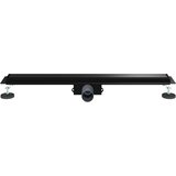  2 u 1 odvod za tuš Crna 80 cm Nehrđajući čelik 304 | shoptok.hr