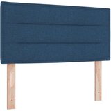  Postelja s podlago z vzmetnico Modra 80x200 cm Tkanina, (22083942) | Shoptok.si
