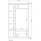 Hanah home ormar Bahar 653 White | ePonuda.com