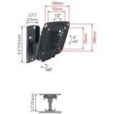 Barkan E120.B lcd tv zidni nosač 13-29" Cene