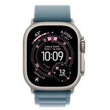 Apple Watch Ultra 3 Cellular 49mm Natural Titanium Case with Light Blue Alpine Loop – Medium (mewm4se/a) | ePonuda.com