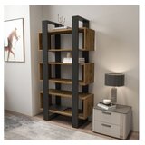 Hanah home polica za knjige reina walnut anthracite Cene
