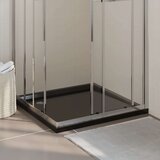vidaXL Kvadratna ABS tuš kad črna 90x90 cm | Shoptok.si