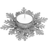 springos Svečnik z motivom snežinke 3,5 x 12 cm Božični svečnik Svečnik rdeča snežinka, (21638321) | Shoptok.si