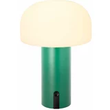 Villa Collection Bela/zelena LED namizna svetilka (višina 22,5 cm) Styles –